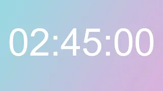 2 Hour 45 Minute (165 Minute) Timer With Alarm - Alarmlı 2 Saat 45 Dakika (165 Dakika) Zamanlayıcı