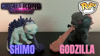 Godzilla X Kong: The New Empire Evolved Godzilla & Shimo Funko Pops
