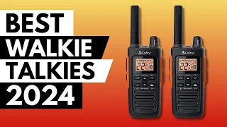 ✅ TOP 5 Best Walkie Talkie for Long Distance 2024 - Two Way Radio Communications