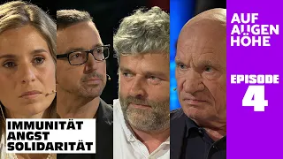 IMMUNITÄT-ANGST-SOLIDARITÄT? mit Cara Fickentscher, Rainer Eble, Andreas Roll und Thomas Stapper