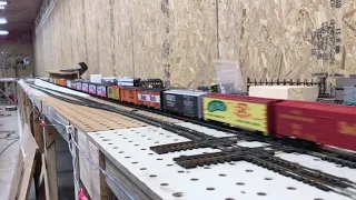 EXTREMELY FAST AND LONG HO SCALE TRAIN