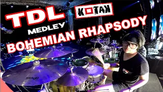 [drum cam] TDL medley BOHEMIAN RHAPSODY - KOTAK at Yogyakarta | drive in concert 2020