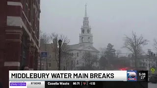 Repairs nearly complete on Middlebury water main breaks