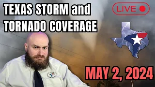 Abilene, Texas Area Tornado Event As It Happened (May 2, 2024)