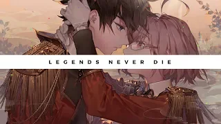 Nightcore - Legends Never Die + Lyrics (Eminem, Linkin Park, Alan Walker & Against The Current)