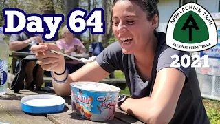 Day 64 | The Half Gallon Ice Cream Challenge! | Appalachian Trail 2021