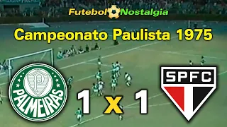 Palmeiras 1 x 1 São Paulo - 20-07-1975 ( Campeonato Paulista )