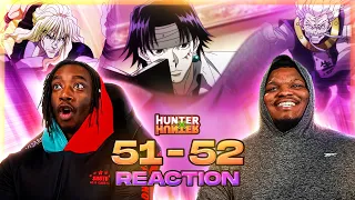 THE ZOLDYCK FAMILY PULLED UP ON CHROLLO!! Hunter x Hunter: Season 1 - Episode 51 - 52 | Reaction