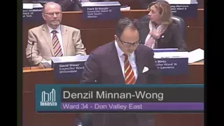 Denzil Minnan-Wong interrupted by Doug Ford