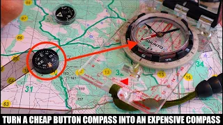 3 Ways to Turn a Cheap Survival Button Compass into an Expensive SUUNTO MC-2 Compass!