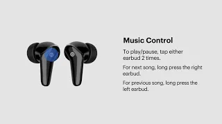 Buds VS102: How to use Music Controls