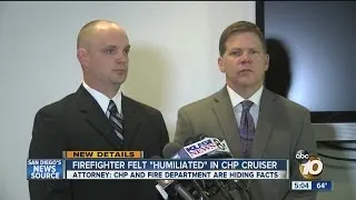 Chula Vista firefighter handcuffed by CHP officer says he was 'humiliated' inside cruiser