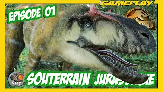 SOUTERRAIN JURASSIQUE #01 | Le Nouveau Parc en Bac À Sable | JURASSIC WORLD EVOLUTION 2 ►royleviking