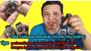 Bongkar jam tangan original vs kw