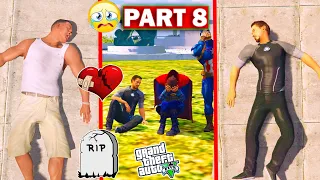 Franklin Died Emotional Video GTA 5 With Avengers | PART 8😢 in GTA 5