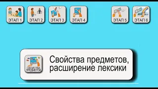 Альтернативная коммуникация. Карточки ПЕКС, Свойства предметов. ПЛАНИК