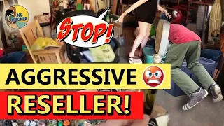 HE MADE HER UNCOMFORTABLE AT THIS GARAGE SALE! MUST WATCH!!