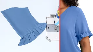 Very easy sewing tips and trick, Sleeves design for blouse cutting and stitching
