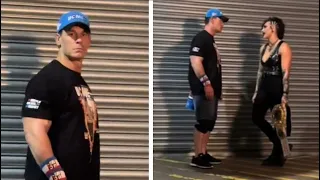 John Cena Funny Backstage Interaction With Rhea Ripley From WWE's Money in the Bank 2023