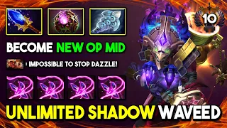 BECOME NEW OP MID Dazzle Aghs Scepter + Octarine Core Build Unlimited Spam Shadow Waved DotA 2
