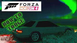Forza Horizon 4 - HOW TO TOUGE - GRIP BALANCE | KEY ELEMENTS | B CLASS RWD TURBO TOUGE BUILD+TUNE