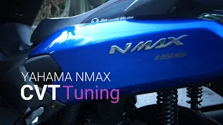 Yamaha NMAX 155 CVT Tuning (Pang-Gilid) | WF, TSMP, SpeedTuner