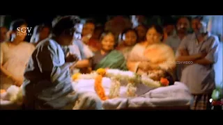 Wife Lost Dr.Vishnuvardhan and baby | Sithara | Halunda Thavaru Kannada Movie Scenes