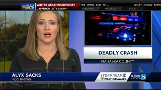 Sheriff: Snow a factor in deadly Iowa crash