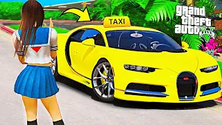 ТАКСИСТ НА BUGATTI CHIRON в ГТА 5 МОДЫ! ЦЕПАНУЛ ДЕВУШКУ ОБЗОР МОДА GTA 5 MODS