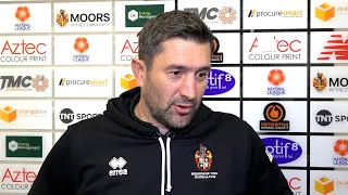 Post Match | Graeme Lee | King's Lynn Town (H)