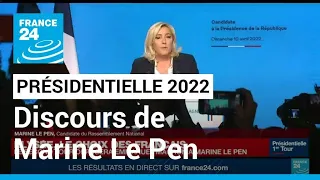 REPLAY - Marine Le Pen, qualifiée pour le 2nd tour de l’élection présidentielle française