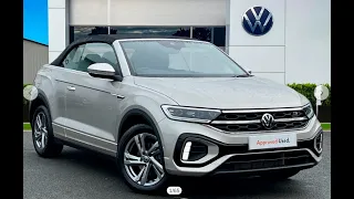 Approved Used Volkswagen T-ROC Cab Mk1 Facelift 2022 1.5TSI 150PS R-Line DSG - DA22PVV