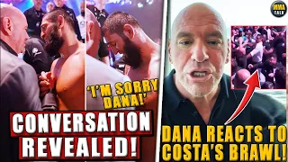 Footage SHOWS what Khamzat Chimaev told Dana White after UFC 294! Dana REACTS to Paulo Costa's BR4WL