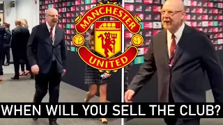 Avram Glazer CONFRONTED About Selling Manchester United At Wembley | Man Utd News