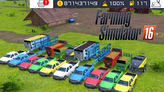 Fs 16,Crazy Color Car loading In Fs 16 fs16 Farming Simulator 16 Gameplay @GAMERYT2525