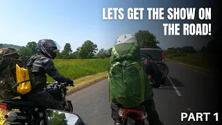 125cc Camping Trip in Wales! // Let the trip begin!! 😎// PART ONE