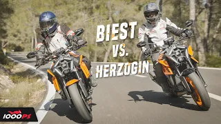 Welche macht auf der Landstraße mehr Spaß? KTM 990 Duke vs. 1390 Super Duke R EVO Vergleich & Test