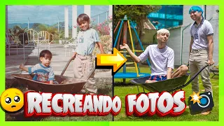 IMITANDO FOTOS DE NUESTRA INFANCIA - Yolo Aventuras