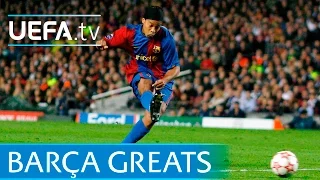 Messi, Koeman, Ronaldinho - Barcelona free-kick greats