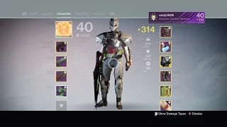 Destiny - My Level 40 Titan (314 Light) - The Taken King