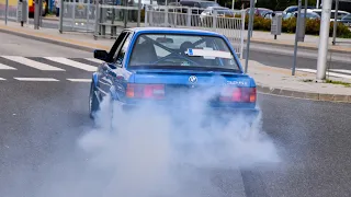 BMW E30 Burnouts & Slides Compilation 2022