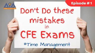 Don't do these mistakes in CFE Exam Ep.1 #cfe #certifiedfraudexaminer #acfe