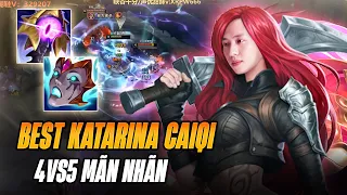 ĐỒNG ĐỘI AFK SỚM NHƯNG KATARINA TRONG TAY CAIQI VẪN XỬ LÝ CỰC KHÉT GÁNH TEAM MÃN NHÃN