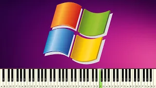 Windows XP Shutdown Sound - EASY PIANO TUTORIAL