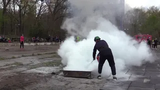 Краевые соревнования по пожарно-спасательному спорту среди юных пожарных прошли в Хабаровске