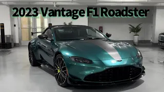 2023 Aston Martin Vantage Roadster F1 Edition - Revs + Walkaround in HD.