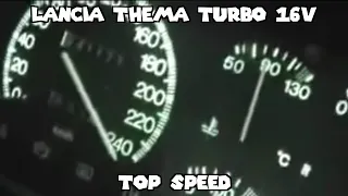 Lancia Thema Turbo 16v - Top Speed