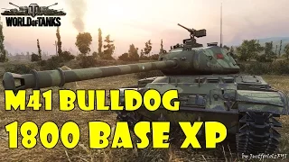 World of Tanks - PURE Gameplay [M41 Bulldog | 1800 BASE XP by Xenius_Master]