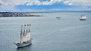 "Elcano" y "Esmeralda". Cumbia "El galeón español"