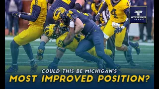 Which Michigan football positions improved the most from last year to this year?